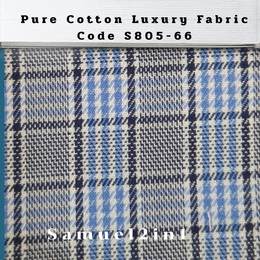 Pure Cotton Luxury Fabric – Code S805-66 | Samuel2in1