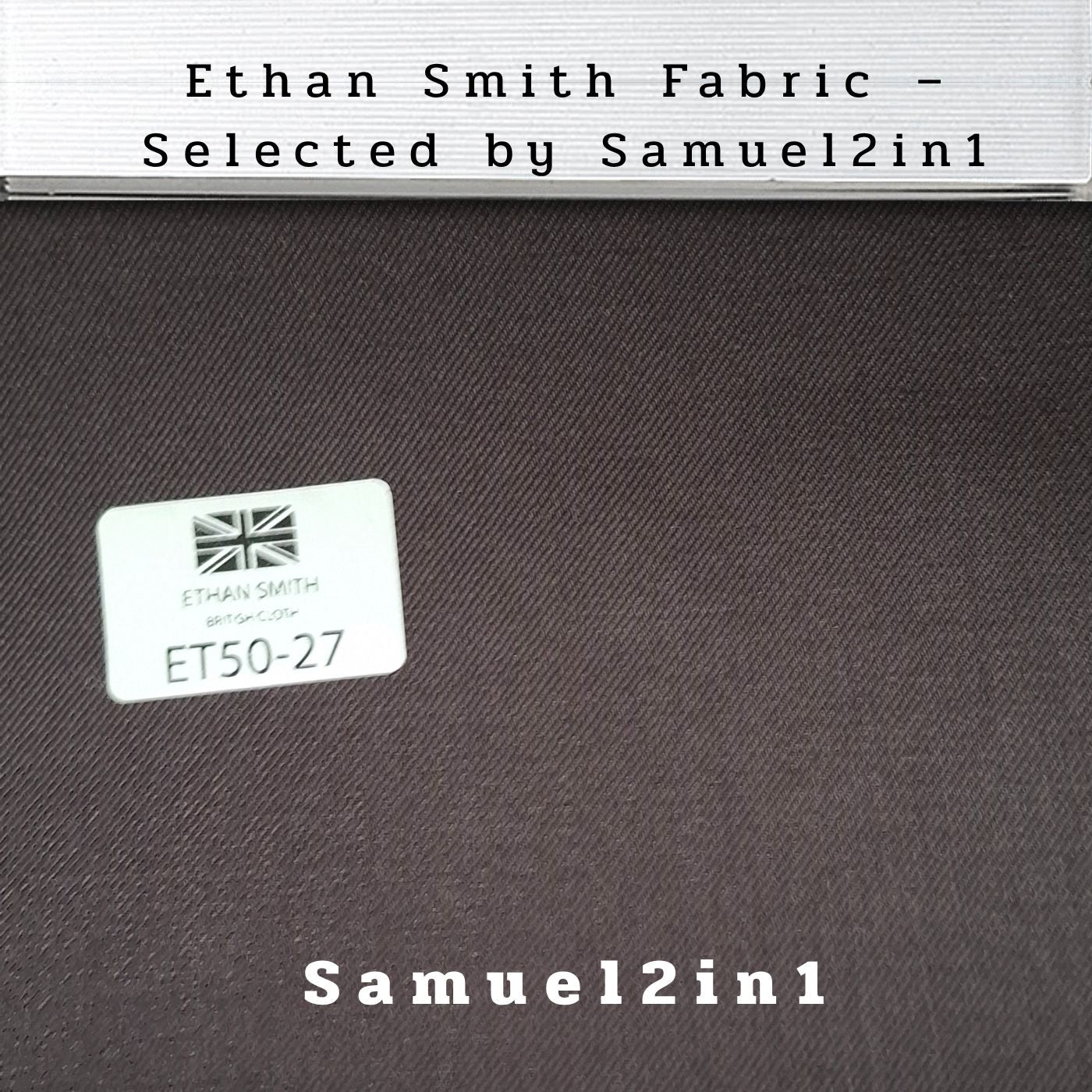 Chocolate Plum Suit Fabric (ET50-27)