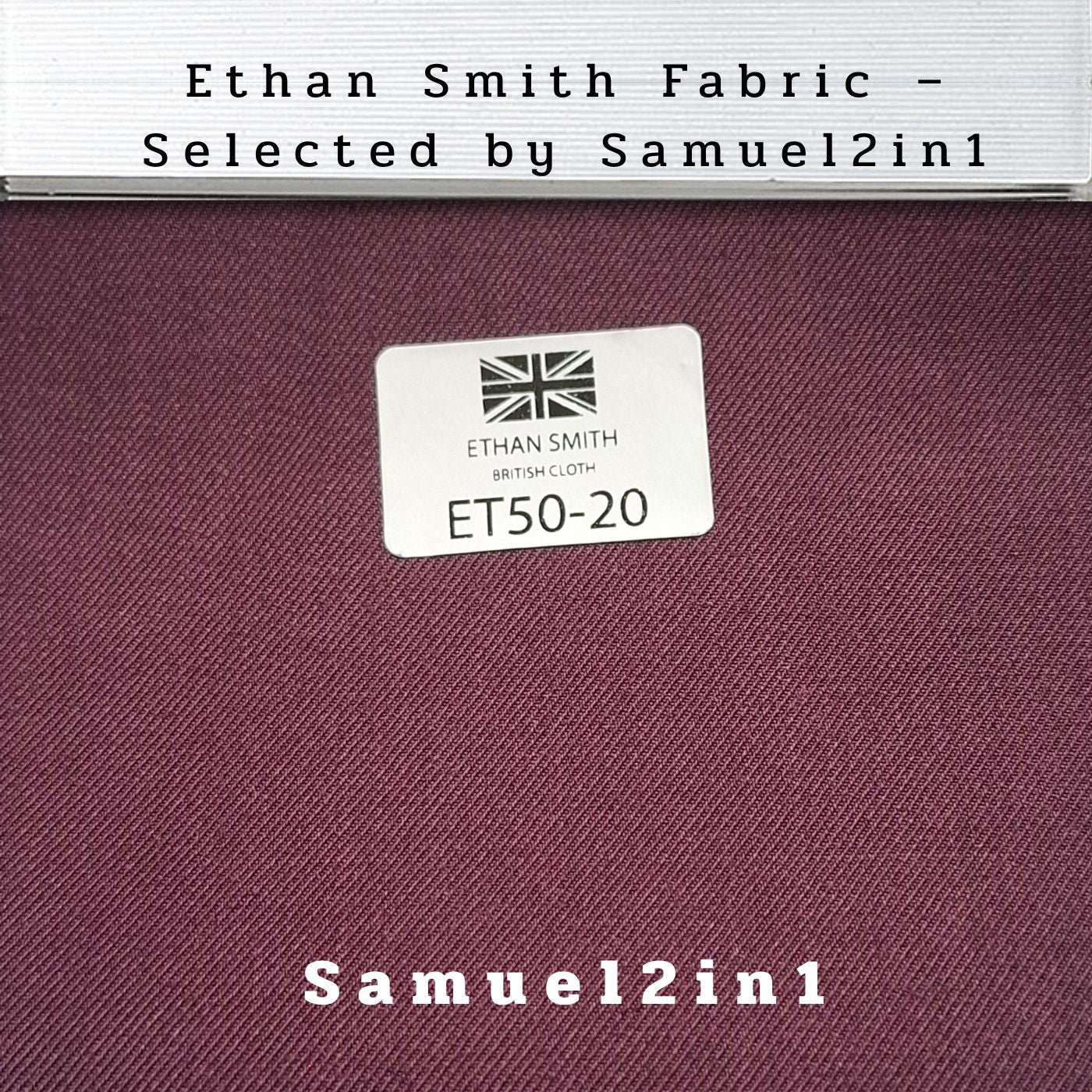 Samuel2in1 - Deep Plum Purple (ET50-20) Premium Suit Fabric