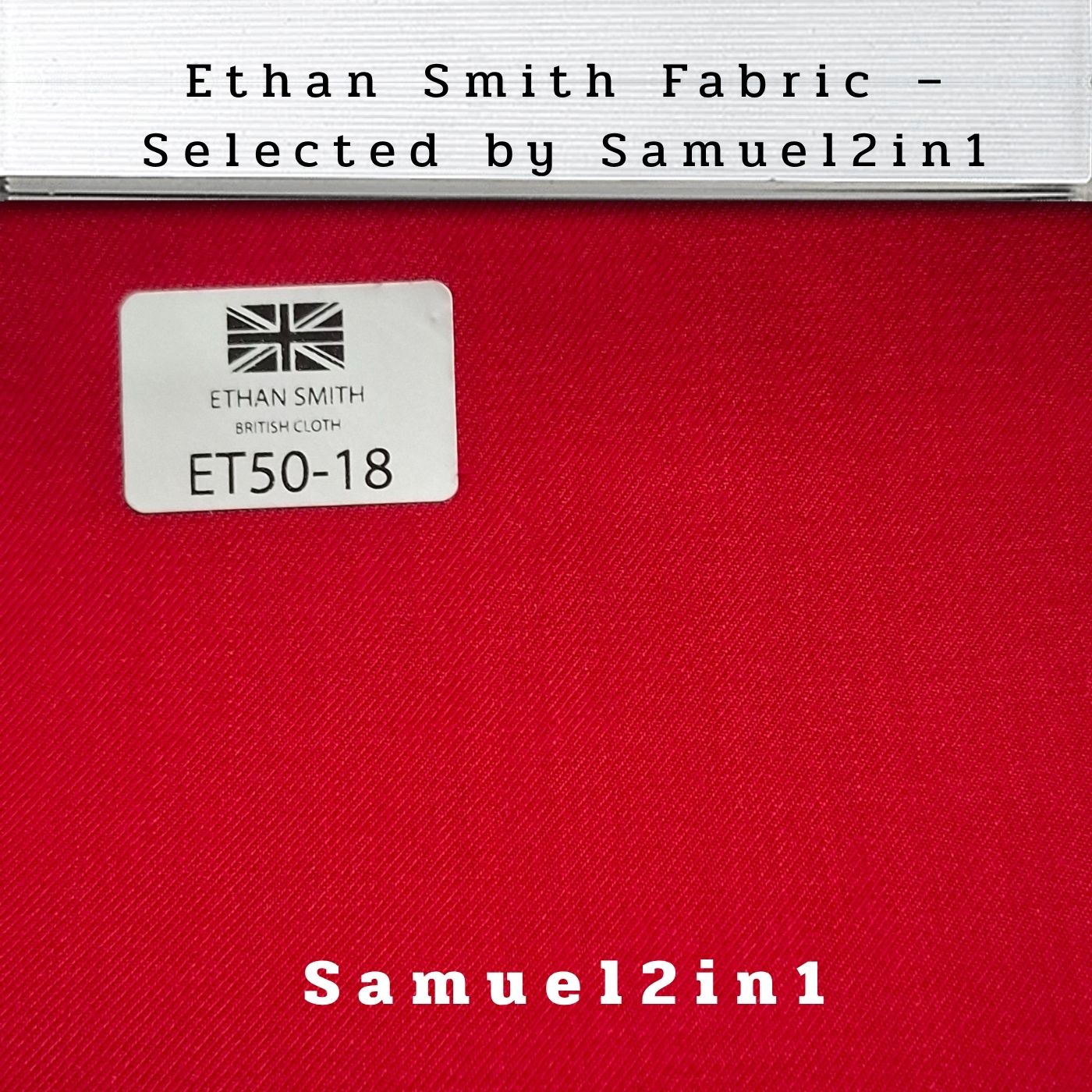 Ethan Smith Fabric - Shade Red (ET50-18)
