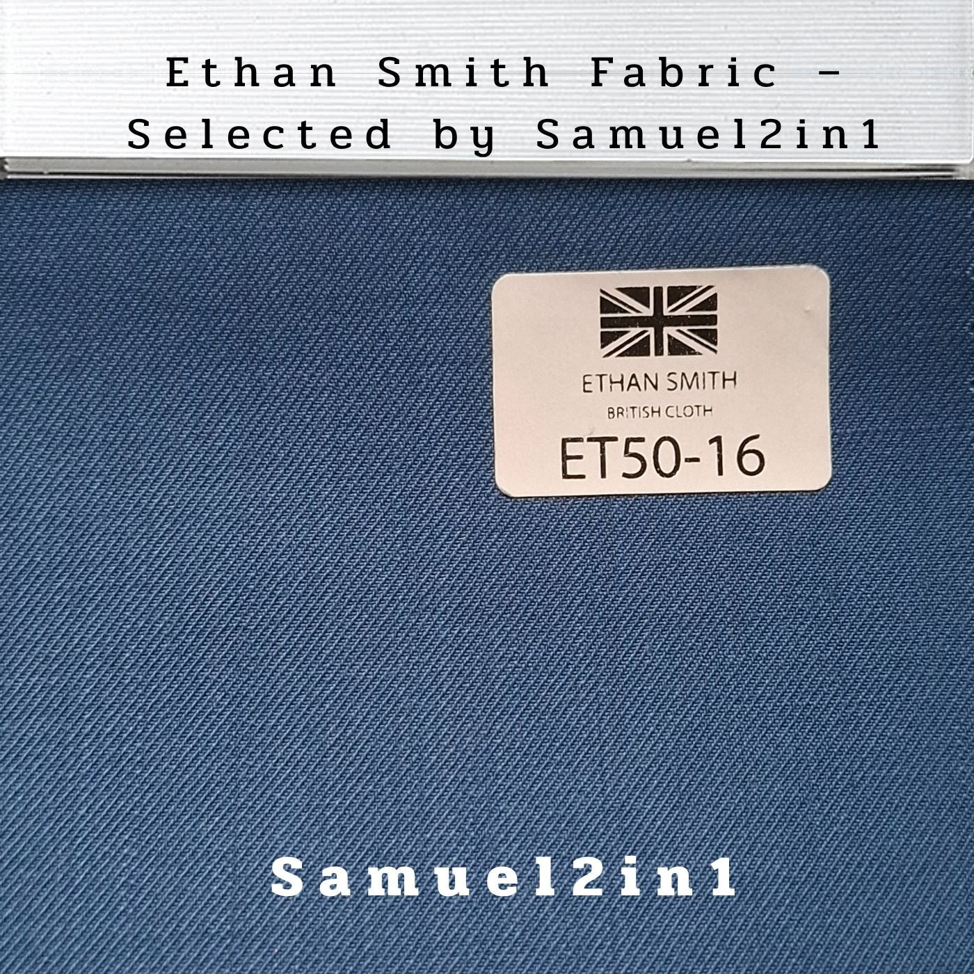 Ethan Smith British Fabric ET50-16 – Blue