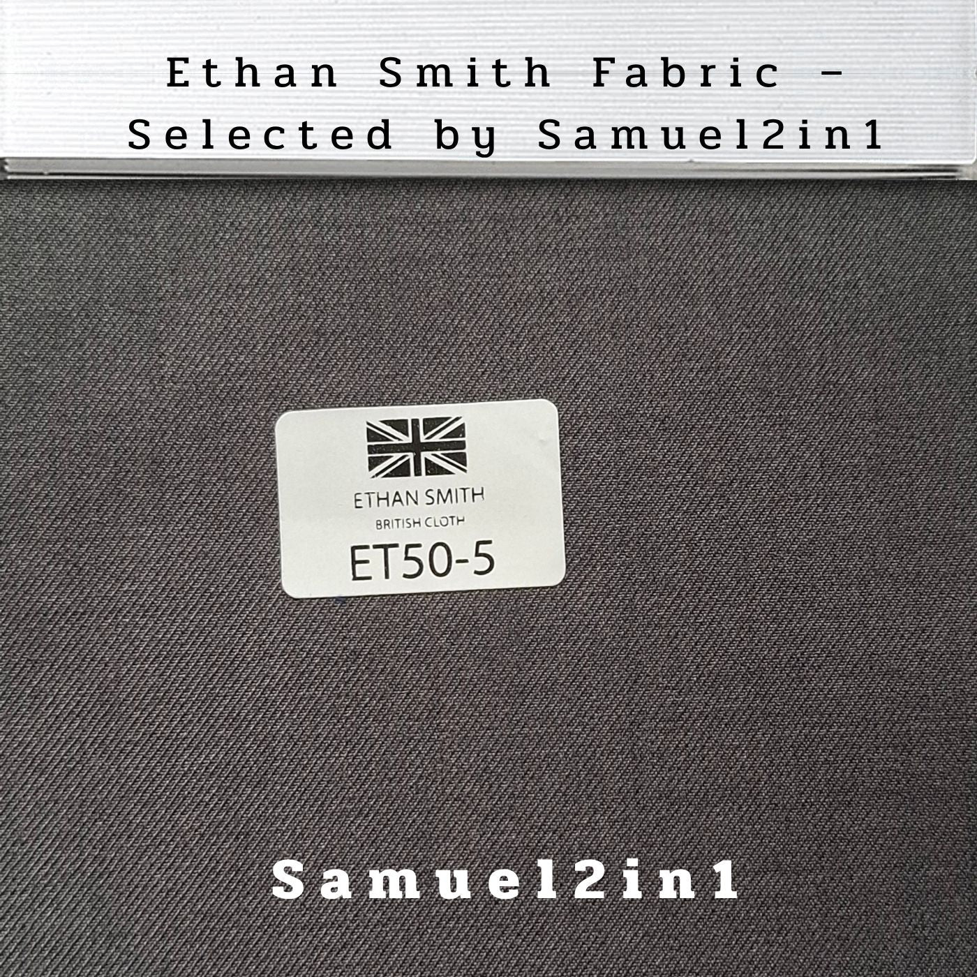 Premium Suit Fabric – Classic Grey (ET50-5) | Ethan Smith