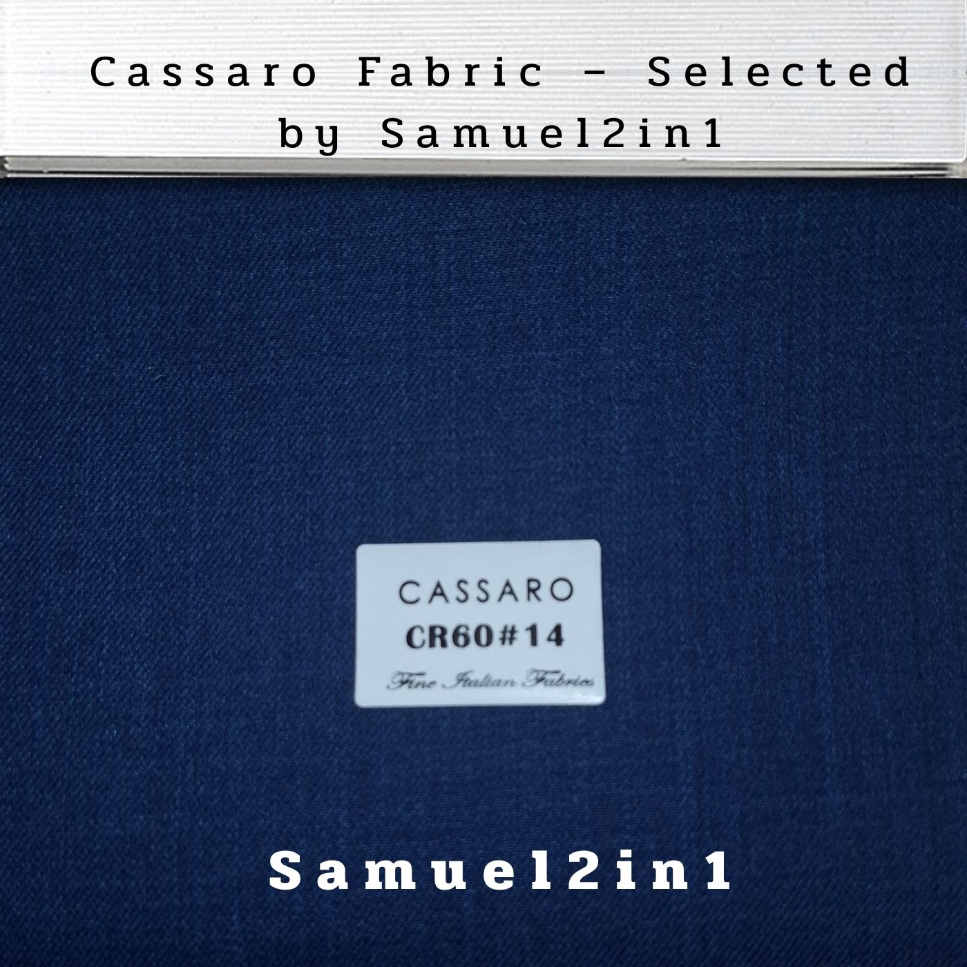 DEEP NAVY – CR60#14 Cassaro Fine Italian Fabric