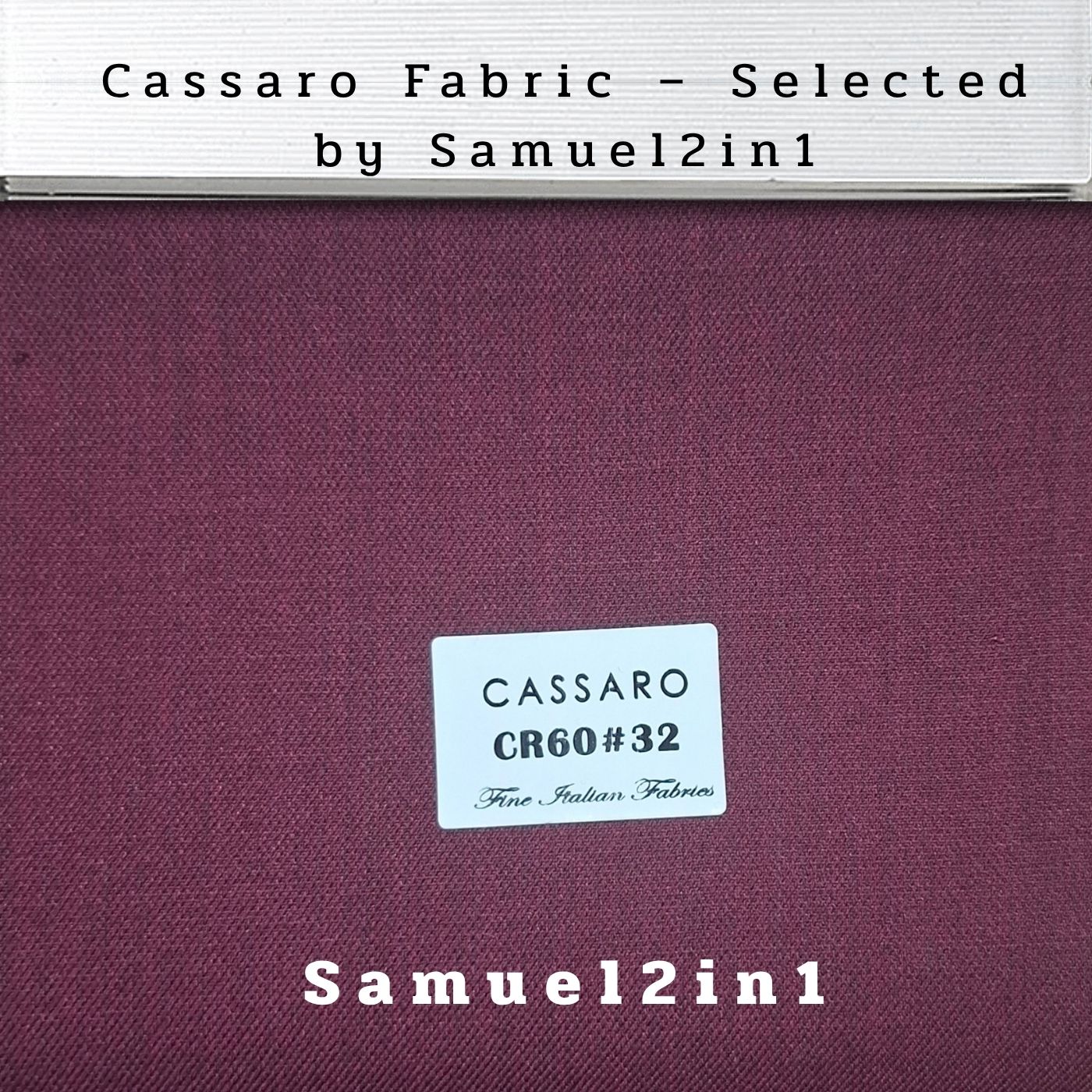 DUSTY PLUM – CR60#32 Cassaro Fine Italian Fabric