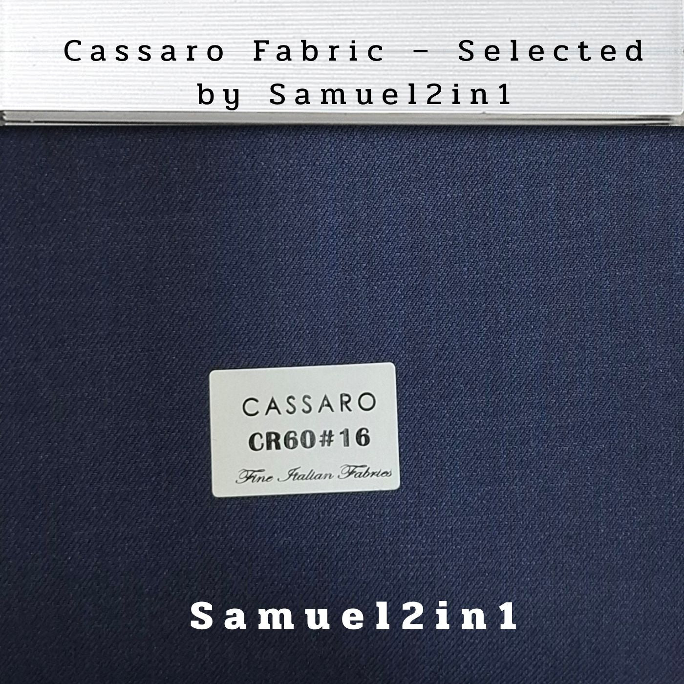 MIDNIGHT BLUE – CR60#16 Cassaro Fine Italian Fabric