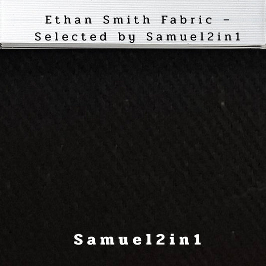 Pure Cotton Luxury Fabric – Code S805-23 (Black)