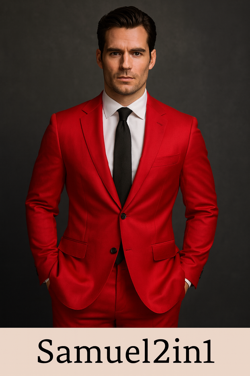 Ethan Smith Fabric - Shade Red (ET50-18)