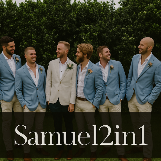 Made to Order Groomsmen Suits – Cashmere Blend Wool | Perfect Fit & Group Discount