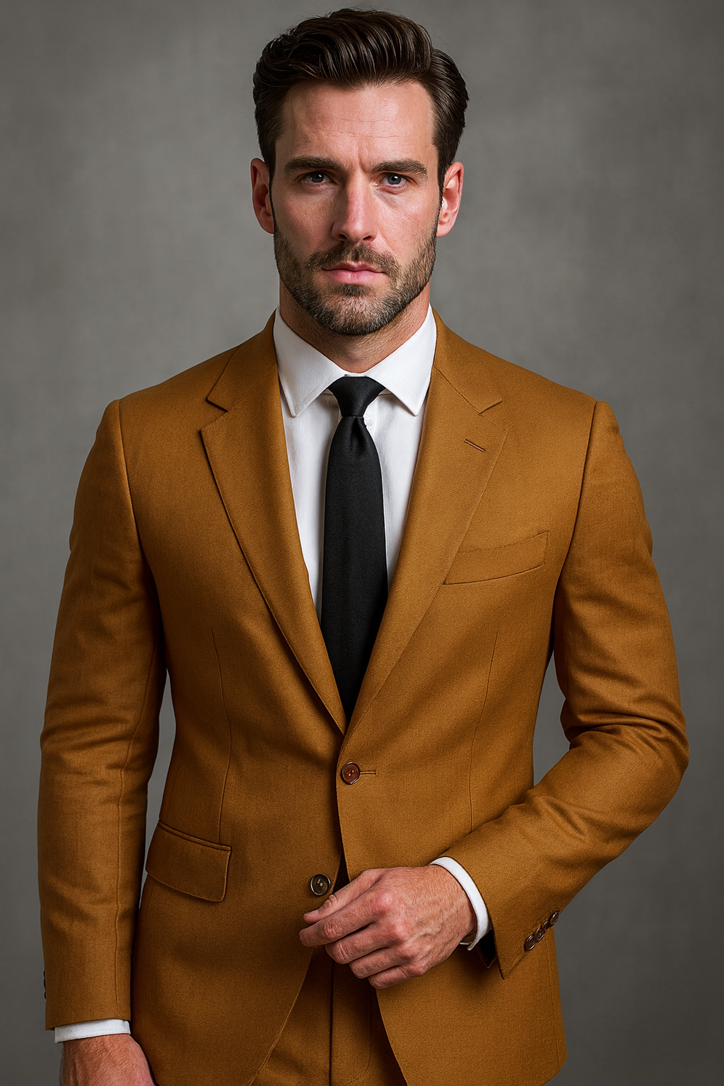 CAMEL – CR60#23 Cassaro Fine Italian Fabric