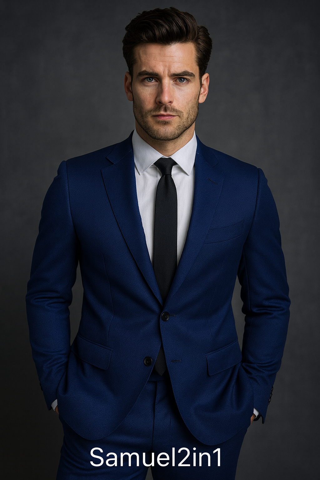 Ethan Smith British Fabric – Navy Blue (ET50-11)