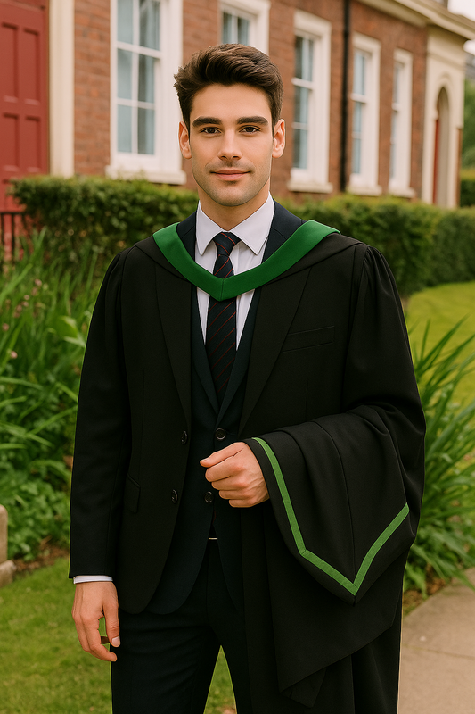 University of Leeds – Classic Dark Graduation Suit