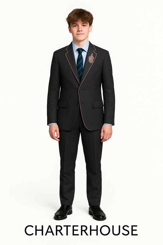 Charterhouse Blazer with Embroidered Crest – Made to Order