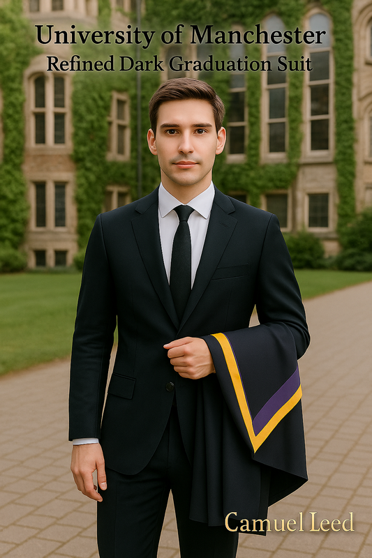University of Manchester – Refined Dark Graduation Suit