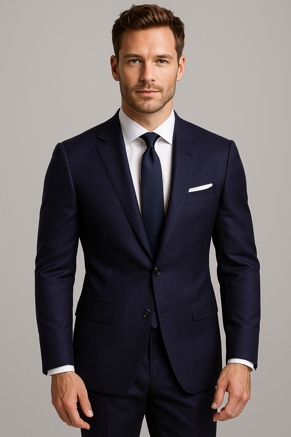 DEEP NAVY – CR60#15 Cassaro Fine Italian Fabric