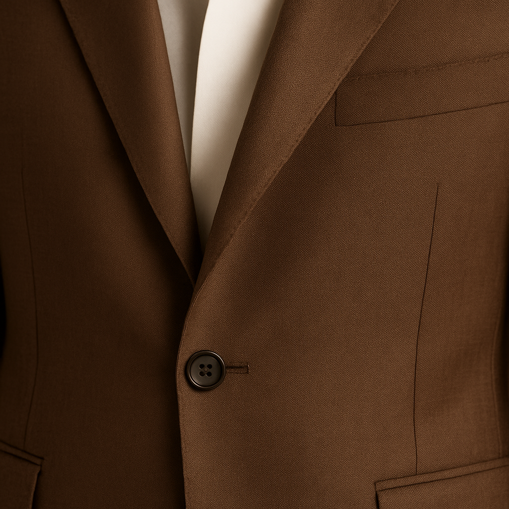 Title (SEO Friendly) Made-to-Order Brown Three-Piece Women's Suit | Premium Cashmere Tailoring | Samuel2in1