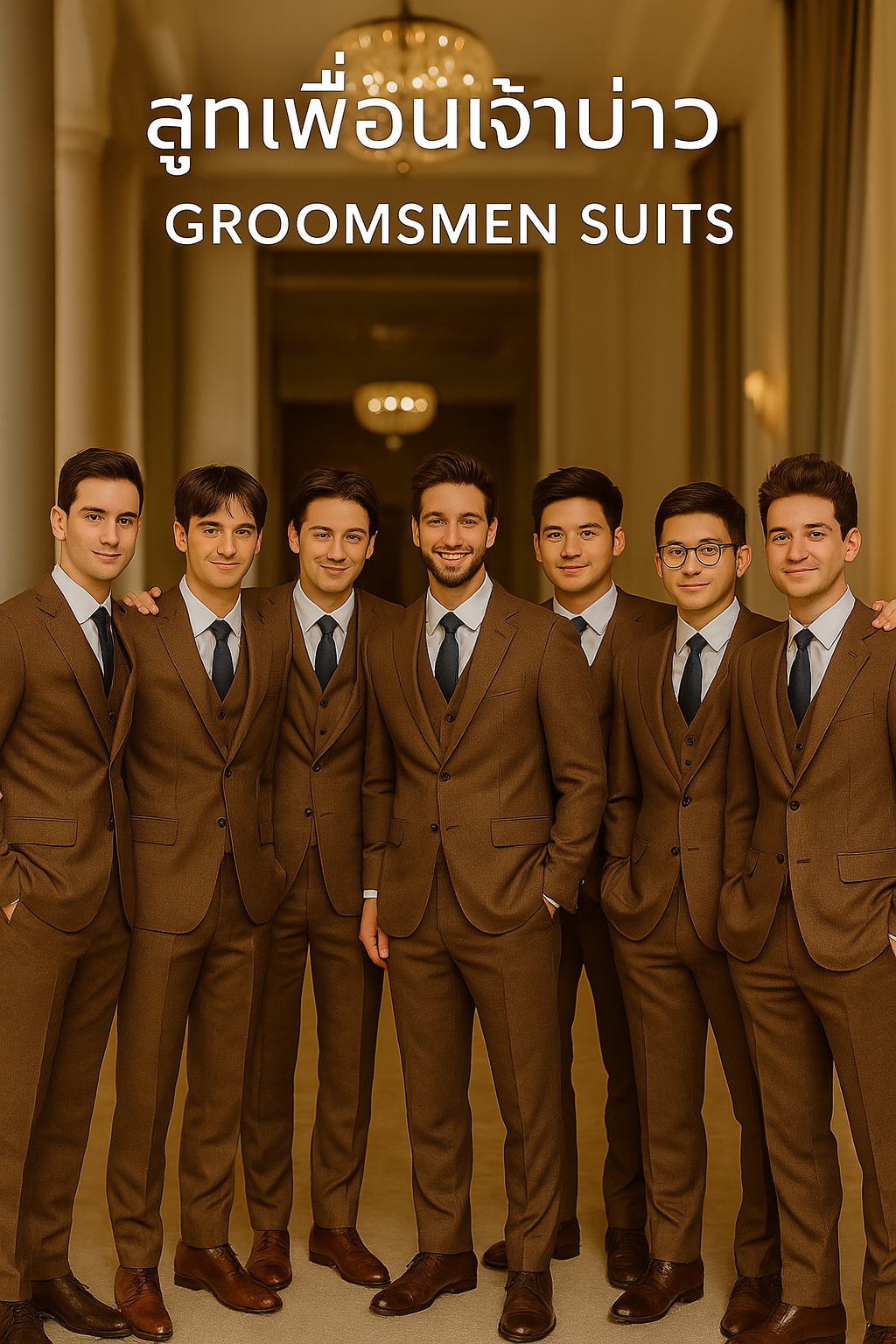 Made to Order Groomsmen Suits – Cashmere Blend Wool | Perfect Fit & Group Discount