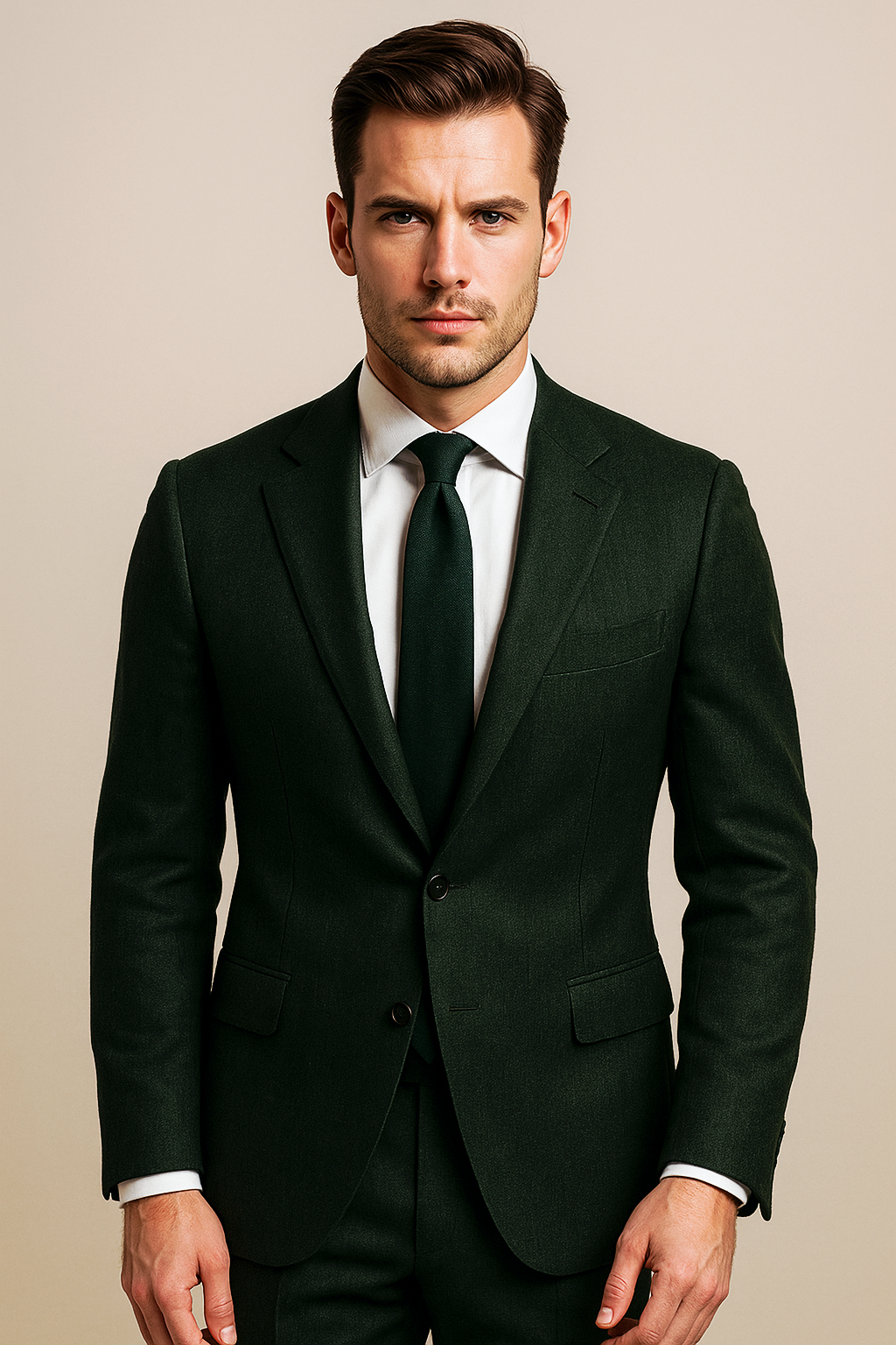 HUNTER GREEN – CR60#25 Cassaro Fine Italian Fabric