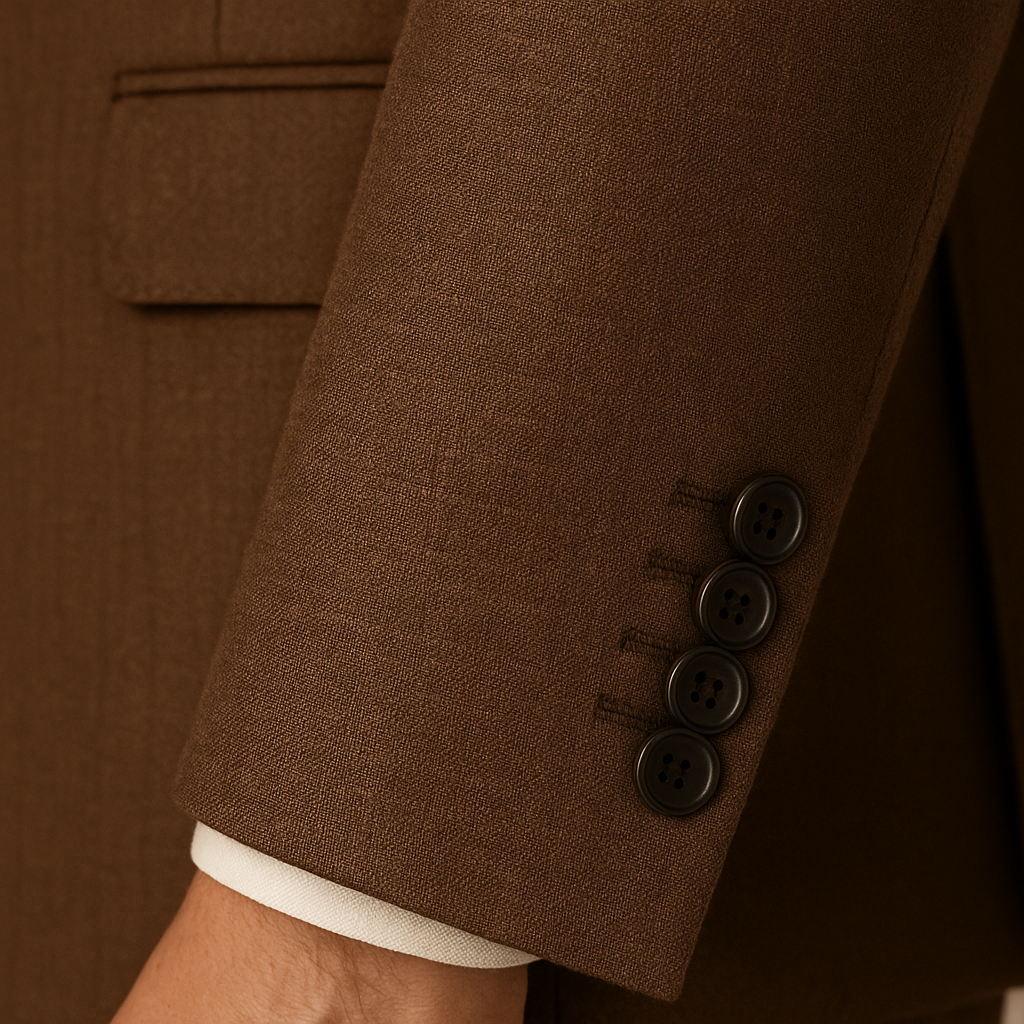 Title (SEO Friendly) Made-to-Order Brown Three-Piece Women's Suit | Premium Cashmere Tailoring | Samuel2in1