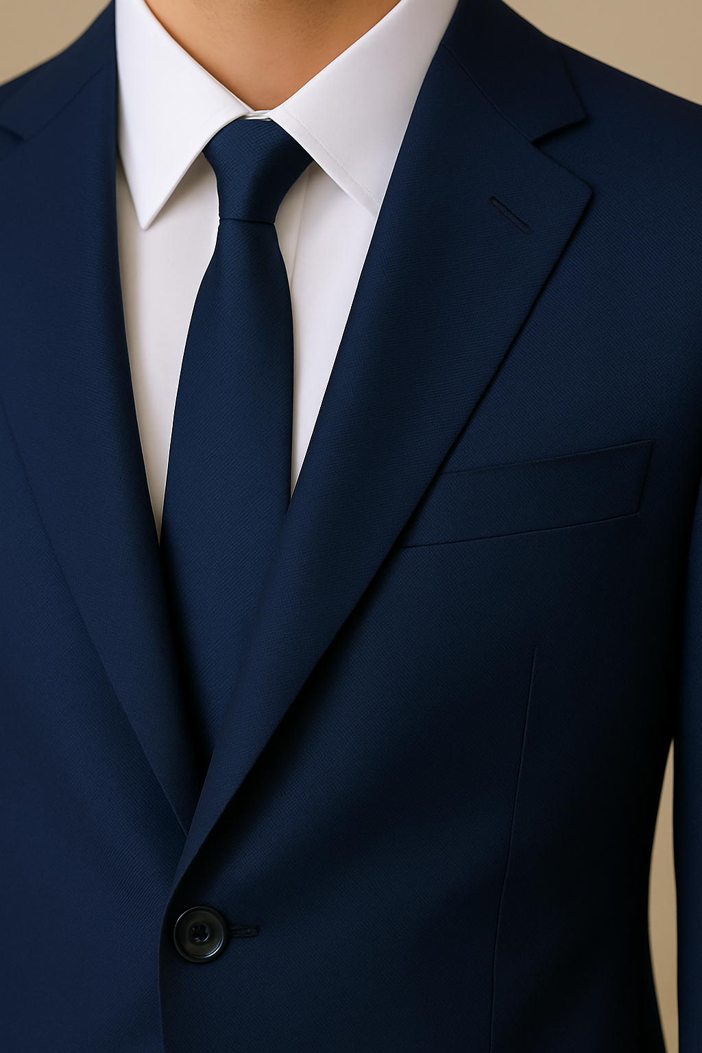 Samuel2in1 Made to Order – Navy Blue Notch Lapel Business Suit | Tailored Perfection