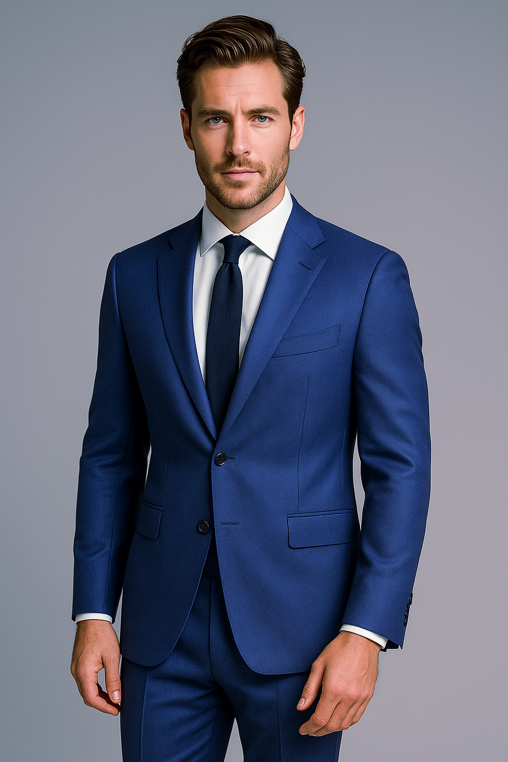 VIBRANT SAPPHIRE – CR60#22 Cassaro Fine Italian Fabric