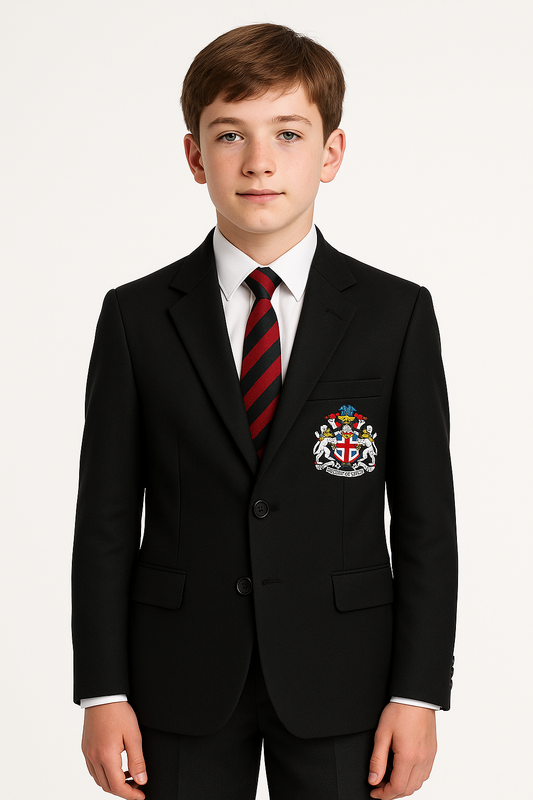 City of London Blazer with Embroidered Crest – Made to Order